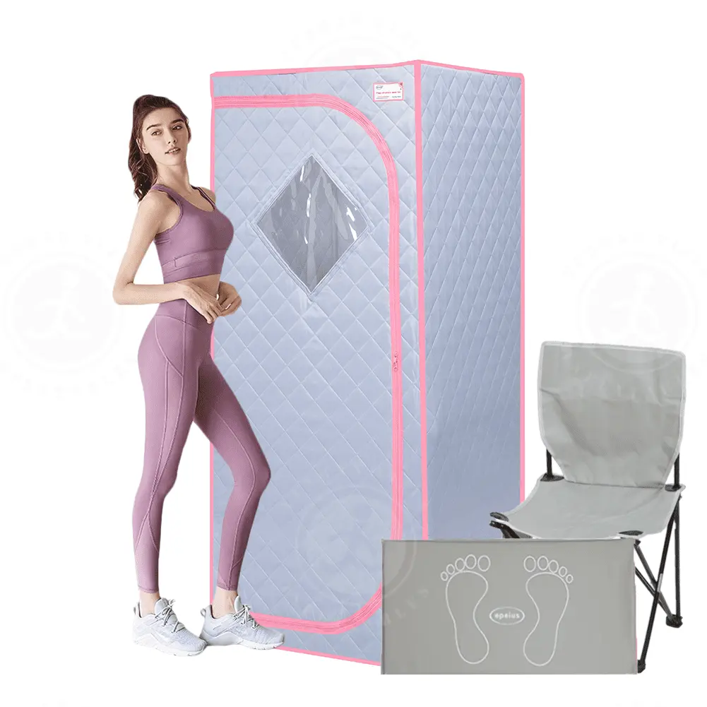 Commercial Customized Home Spa Use Sauna Box Whole Body Foldable Sauna Tent With Chair and Heating Panels