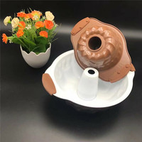 Moule à gâteau rond en acier au carbone XinQi avec poignée en silicone, écologique et jetable, pour plats et moules de cuisson