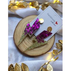 Trendy <b>Resin</b> Earrings Handmade Lightweight Style Ideal For Party Wear Casual Outfits And Fashion Looks Modern <b>Resin</b> Earrings - Product Image 5