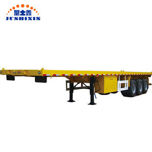 2/3 eje 20ft/40ft/45ft plana contenedor camión de remolque - Product Image 1