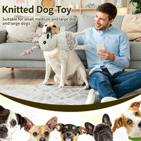Jouets interactifs couineurs pour chiens, best-seller, en polyester, durables, non-déchirables, en stock