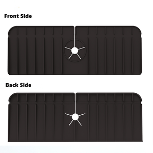 Lavello paraspruzzi con pendenza per auto scarico <span class=keywords><strong>rubinetto</strong></span> <span class=keywords><strong>rubinetto</strong></span> & portasapone e spugna Logo moderno su misura in Silicone - Product Image 2