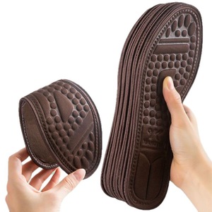 Semelles de chaussures de sport antibactériennes, parfum d'armoise, respirantes, absorbant la transpiration, fines, pour hommes et femmes - Product Image 1