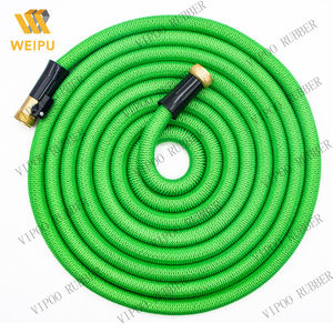 红绿橙黄25英尺至200英尺花园软管卷盘ABS塑料水枪，带膨胀布耐用聚氨酯材料 - Product Image 4