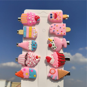 Wholesale Rainbow Cute Hair Clips Cartoon Animal <strong>Bobby</strong> <strong>Pin</strong> Lovely Mini Kids Hair Clips for Girls - Product Image 3