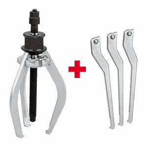 Gear Puller Set With 3 Replacement Hooks For <b>Bearing</b> <b>Removal</b> And Mechanical Repair <b>Tools</b> - Product Image 1