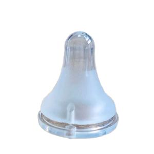 Sucette anti-<span class=keywords><strong>colique</strong></span> et anti-étouffement, tétine en silicone de qualité alimentaire de 5.0cm à large bouche pour bébé, alimentation sûre sans BPA - Product Image 6