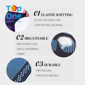 Top One Premium Élastique Réglable Double Bandage Genouillères Protection Respirante Genou Manches avec Coudières Premium - Product Image 4