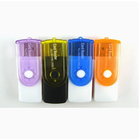 Lector de Tarjetas JYD CR029 4 en 1 USB2.0 SD/MS/TF/M2, Convertidor de Tarjetas de Memoria para PC y Laptop