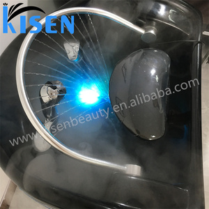 เก้าอี้สระผม Kisen SL Track Lay Down รุ่นทันสมัย พร้อมระบบนวดไฟฟ้าและถุงลมนิรภัย สำหรับสปาและร้านเสริมสวยระดับมืออาชีพ - Product Image 2