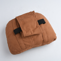 Appui-tête en daim, siège de voiture, tissu en daim, coussin de cou lombaire, coussin en daim pour voiture