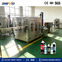 Ligne de production de boissons gazeuses automatique 11000 BPH, 500 ml, en PET, clé en main, en SUS304, pour la production de sodas