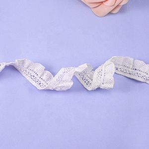 2023 תמיכה מותאם אישית אלסטי תחרה כותנה יצרן חוט כותנה תחרה יחיד צד מתקפל <span class=keywords><strong>Agaric</strong></span> 2.5 cm תחרה - Product Image 4