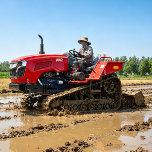 Tracteurs à chenilles en promotion pour opérations agricoles sur rizières – Petit tracteur motorisé à moteur à engrenages - Product Image 5