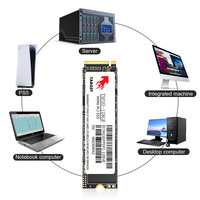 قرص صلب داخلي من نوع Nvme M.2 SSD 3.0/4.0 PCIe من Target، مصنوع من البلاستيك، لأجهزة الكمبيوتر المحمولة/المكتبية، بسعات 256 جيجابايت، 512 جيجابايت، 1 تيرابايت، 2 تيرابايت، أسود، جديد، قطعتان.