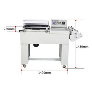 Máquina Automática de Envasado de Plástico con Película POF 5540+BSN4020 con PLC para Sellado por Termocontracción de Alimentos - Product Image 5