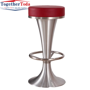 เก้าอี้บาร์หนังสไตล์โมเดิร์นขายดี พร้อมฐานปรับระดับหมุนได้ แข็งแรง ทนทาน เหมาะสำหรับใช้ในบ้าน บาร์ โรงแรม ไนต์คลับ ร้านอาหาร และห้างสรรพสินค้า - Product Image 1