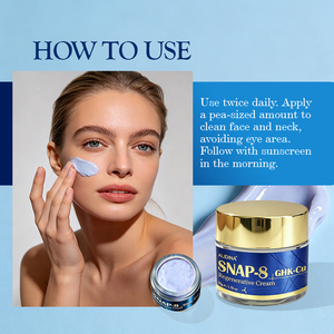 Hidratante Facial Anti-Envelhecimento Personalizado SNAP-8+GHK-CU, Melhora Linhas Finas e Rugas, Firmeza, Luminosidade e Suavidade - Product Image 5