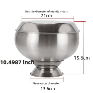 ชามพระสงฆ์สแตนเลสคุณภาพสูงสไตล์ไทย พร้อมพิมพ์สี - Product Image 6