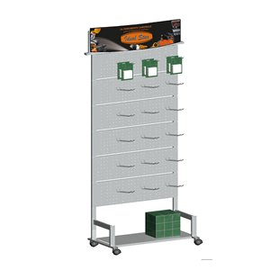 Présentoir d'outils en métal 80x40x200h cm pour le rangement d'outils - Product Image 2