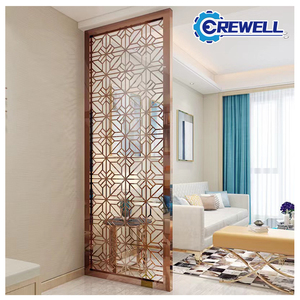 Vách Ngăn phòng bằng kim loại 87 inch để trang trí nội thất cách âm Vách ngăn chống thấm - Product Image 2