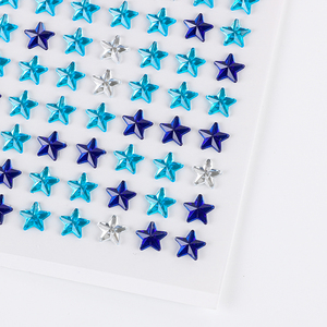 맞춤형 3D 얼굴 스티커 크리스탈 스티커 라인스톤 바디 접착식 큐빅 보석 스티커 - Product Image 4