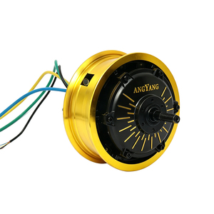 ANGYANG-S500 72V 8000W Moteur de moyeu arrière sans balais à engrenages en aluminium de 11 pouces, de qualité compétition, pour <span class=keywords><strong>trottinette</strong></span> électrique transparente dorée - Product Image 2