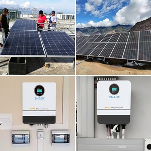 Onduleurs solaires hybrides hors réseau à onde sinusoïdale pure 12V 24V 48V de 1kW/3kW/4kW/5kW/6kW/8kW/10kW avec MPPT NKM 1-6kW Monophasé - Product Image 6