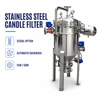 Industrielles Kuchenfiltrationssystem Automatischer Kerzenfilter zur Schlammklärung und Fest-Flüssig-Trennung