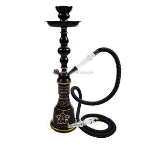 Consummate Best Noir Bleu Narguilé Shisha 2 Tuyaux Pour Fumer Narguile Sheesha Chicha Tabac Cigarette Night Club Bar Lounge KTV - Product Image 3
