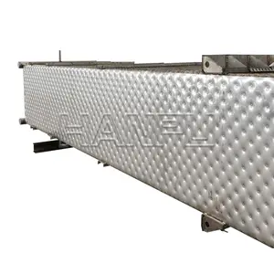 High heat transfer efficiency embossed swimming pool plate heat exchanger