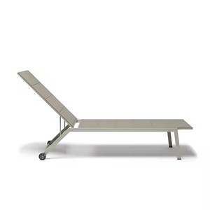 Chaise longue en aluminium de luxe moderne pour l'extérieur, mobilier pour hôtel, villa, parc et plage, utilisation en bord de piscine - Conception imperméable - Product Image 4