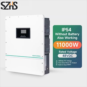 Convertisseur solaire hybride 9KW étanche IP54 et anti-poussière, 220-240V monophasé, hors réseau, onde sinusoïdale pure, WiFi, 48VDC, <span class=keywords><strong>double</strong></span> MPPT, haute performance - Product Image 2
