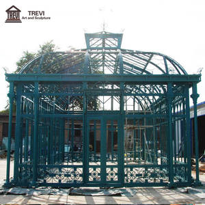 Gazebo in Ferro Battuto TREVI per Giardino, <span class=keywords><strong>Serra</strong></span> Personalizzata per Esterni in Vendita - Product Image 3