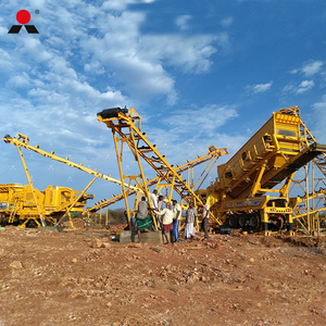 Komplette Steinbruch-Brechanlage mit Radmobilen Dieselmotoren für Steinzerkleinerung - Product Image 2