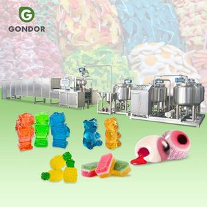 Máquina de Producción de Gomitas de Gelatina de Gran Escala, Línea Completa para Fabricación de Dulces y Suplementos Masticables - Product Image 1