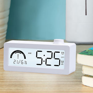 Hot Draadloze Digitale Tafel Bureau Wekker Thermometer Hygrometer Buiten Sensor Weer Forcast <span class=keywords><strong>Station</strong></span> Klok - Product Image 2