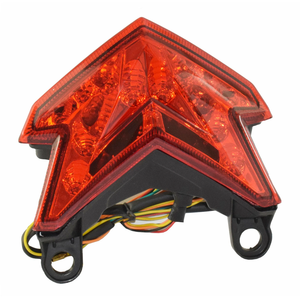 Feu arrière LED pour moto, clignotant de freinage intégré, lampe pour Kawasaki Z800 ZX-6R Z125 - Product Image 6