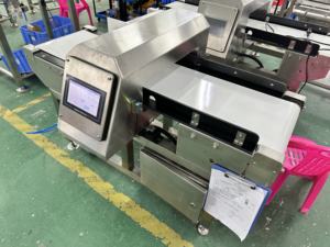 알루미늄 호일 포장 차 커피 스낵 터치 스크린 컨베이어 벨트 식품 금속 탐지기 감지 터널 금속 탐지기 - Product Image 6