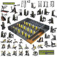 Équipement Complet de Salle de Sport en Gros, Machine de Fitness de Haute Qualité pour la Musculation et l'Exercice Aérobique pour Clubs, Hôtels et Entreprises