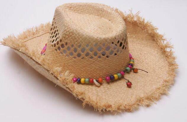 帽子 alexiastam Raffia Straw Casablanca Hat Lasso Raffia Cowboy Hat | Aritzia US