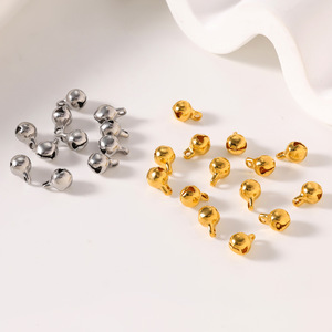 Ciondoli Natalizi Rotondi in Acciaio Inossidabile Impermeabili per Feste, Accessori Fai-da-Te, Campanelle - Product Image 2