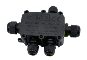 Conector de tira de luz Led de 5 vías, bloque de terminales de Cable a Cable de alambre, caja de conexiones impermeable Ip68 para exteriores - Product Image 2