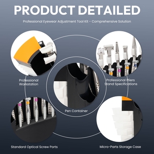 Optical Instruments Eyewear Repair Pliers And Screwdriver Set With <b>Tools</b> Holder Optical <b>Tool</b> 3T-B08-<b>AB</b> - Product Image 3