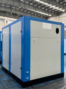 เครื่องอัดอากาศแบบอย่างไร้น้ำมัน Airking 175 แรงม้า 132 กิโลวัตต์ 23.52 ลูกบาศก์เมตร/นาที  หล่อลื่นด้วยน้ำ  เสียงเบา  แบบติดตั้งถาวร  8 บาร์ 10 บาร์  มอเตอร์ VSD - Product Image 4