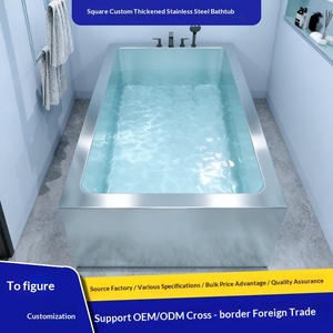 Bañera de Hidromasaje Rectangular Moderna y Personalizada, con Temperatura Constante, <span class=keywords><strong>para</strong></span> Atletas, Recuperación Post-Entrenamiento, SPA <span class=keywords><strong>para</strong></span> Exteriores - Product Image 3