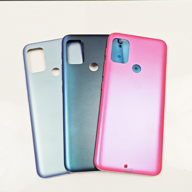 ABS Material Back Cover for Motorola Moto G10 / G20 /G30 Back Door Replacement Battery Case Rear Housing Cover Volume Button