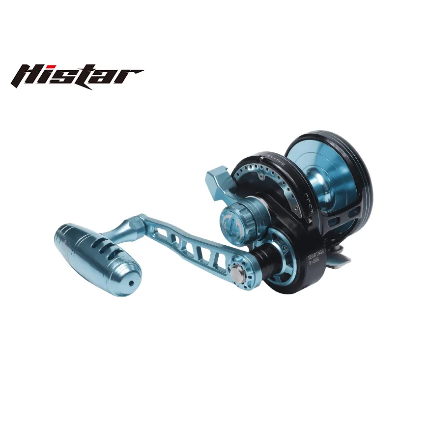 Histar UT-S Series Precisão Usinado Sólido Anti Corrosão Rolamentos De Esferas De Aço Inoxidável Slow Jigging Carretel De Pesca