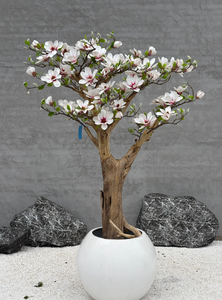 Offre Spéciale personnalisé intérieur maison artificielle fleur de cerisier haute qualité rose blanc plastique bois populaire sur <span class=keywords><strong>TikTok</strong></span> et YouTube - Product Image 4