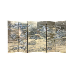 Bức tranh sơn mài vẽ tay truyền thống của biển mây mô hình phân vùng màn hình trang trí trong nhà - Product Image 6